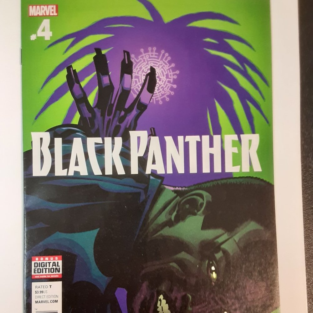 BLACK PANTHER # .4 (2016) WRITTEN BY TA-NEHISI COATES COVER BY BRIAN STELFREEZE